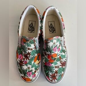Vans Floral Print Women's Flats